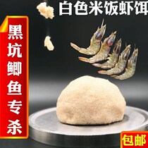White rice pull bait shrimp meat mate shrimp rice bait bait shrimp pull bait small white bait black fishing bait fresh shrimp meat