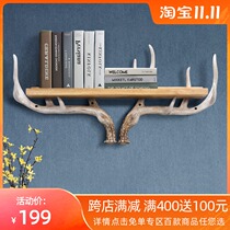 Nordic modern antler adhesive hook entry key wall rack creative door wall storage decoration hanger