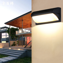 Super bright outdoor wall lamp Waterproof balcony lamp Outdoor exterior wall garden lamp Door led induction wall lamp terrace lamp