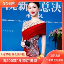 Host Evening Gown Dress Lady 2022 New Banquet Temperament Small Crowns Luxury High-end Silk Suede Annual Meeting Noble
