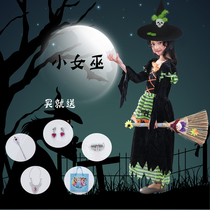 Childrens Day Halloween costume girl cos cos dance performs witch princess skirt little witch costume