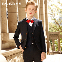 BOERSS new boy suit suit suit childrens small suit baby dress catwalk flower girl host performance suit