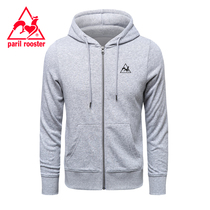 French Rooster sports coat mens spring and autumn 2020 new simple cardigan hoodie mens coat size