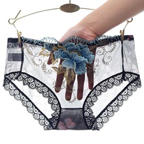 Han Yizhijia 79 yuan 4 sexy lace explosion sexy hollow embroidery lace underwear female tremble voice hot sale
