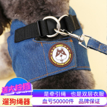 Dog leash small dog vest dog chain medium Teddy Bome walking dog rope cat strap pet supplies