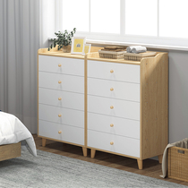 Nordic bedroom chest chest special storage cabinet simple modern drawer against the wall bedside table