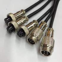 Welding aviation plug socket GX16 4 core communal belt socket 2 core 3 core 5 core 6 core core core core core core core core core core connecting line