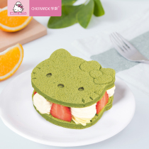 HELLO KITTY (HELLO KITTY) genuine authorized school chef DIY cute KT cat cake rice die plastic