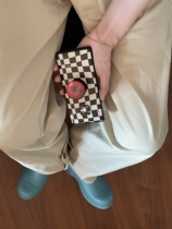 (Shunfeng) new Huawei high-definition frosted texture original irregular checkerboard mobile phone case all-inclusive fine holes