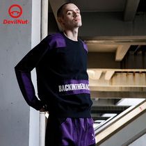 DEVIL NUT Tide brand demon mens flu jacket long sleeve pullover BIBH AET