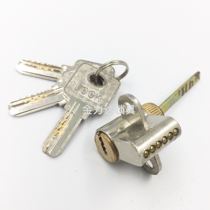 Indoor door dan she cylinder handle lock on both sides of the screws to fix the long tail cylinder vintage bedroom door lock cylinder