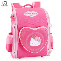 Hello Kitty schoolbag primary school girl girl 13th grade princess girl space Ridge burden childrens shoulder bag