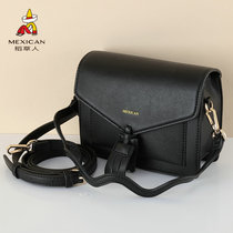 Scarecrow womens bag new fashion all-match tassel wave handbag shoulder messenger bag solid color small bag magnetic buckle