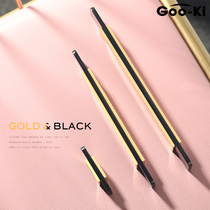 Modern light luxury cabinet door handle black gold splicing handle Nordic modern simple Drawer Wardrobe handle