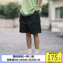 PSO Brand clothes tooling shorts mens loose cool beach pants Tide Brand straight tube Joker five-point pants summer