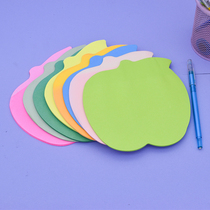 Large post-it note apple sticky note Color note sticker Fluorescent ribbon leaf apple note N stickers