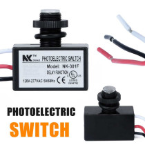  AC80~277V Photocell Switch Flush Mount Dusk to Dawn Switch P