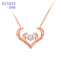 Shiplin jewelry heart flower deer put series deer head fashion womens money chain diamond set chain KN221001