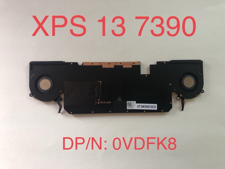 Suitable for the New Dell Xps 13 7390 2-in-1 Fan Radiator Module 0Vdfk8 Suitable for the New Dell Xps 13 7390 2-in-1 Fan Radiator Module 0Vdfk8
