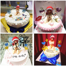 Sexy Beauties Cake Decoration Sony Sub Cake Swing Piece Big Breast Beauties Doll Scene Placement Paparazzi