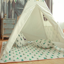 Childrens tent mat non-slip environmentally friendly cartoon cotton mat baby crawling mat
