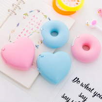 Loving Adhesive Tape Cutter Cute Rubberized Fabric Machine Small Transparent Adhesive Tape Mini Nice Nice Donut Adhesive Tape Holder Portable