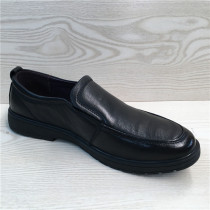 Break Code Clear Cabin Men Shoes Spring Men Casual Leather Shoes Leather Head Layer Bull Leather Business Comfort Sloppy Shoes Dad Shoes