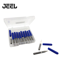 Mini PCB Drill Bit Steel Tungsten Carbide PCB CNC Wood Drilling Milling Machine Machine Tool 10 Pieces 30°