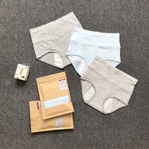 Foreign trade export day single unprinted cotton high-waisted pants anti-leakage menstrual period ladies underwear