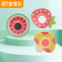 Golden Baby Wooden Screw Turning to Biting Newborns Newborn 6-9-12-month Baby Toys Early Education