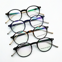 2019 new products myopia TR90 full-frame spectacle frame space silica gel ultra light retro round male and female eye frames eyes