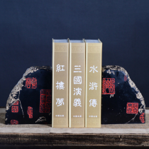 Stone sculptures rely on Teachers Day gifts to lead the creative book house Pendulum Pieces Bou Shelf Bookstand Bookbinder Home Ornament Swing