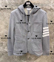 Thom BrowneTB Classic Striped Four Bar Hoodie Fake Suit Hoodie Fake Suit Hoodie 19 Fall Winter Men and Women
