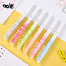 Japan PILOT Hundred Music Erasable fluorescent pen grinding friction fluorescent pen SFL-10SL marker pen color frixion Fluorescent Pen Light Color Erasable Pen Erasable Pen can be used by students
