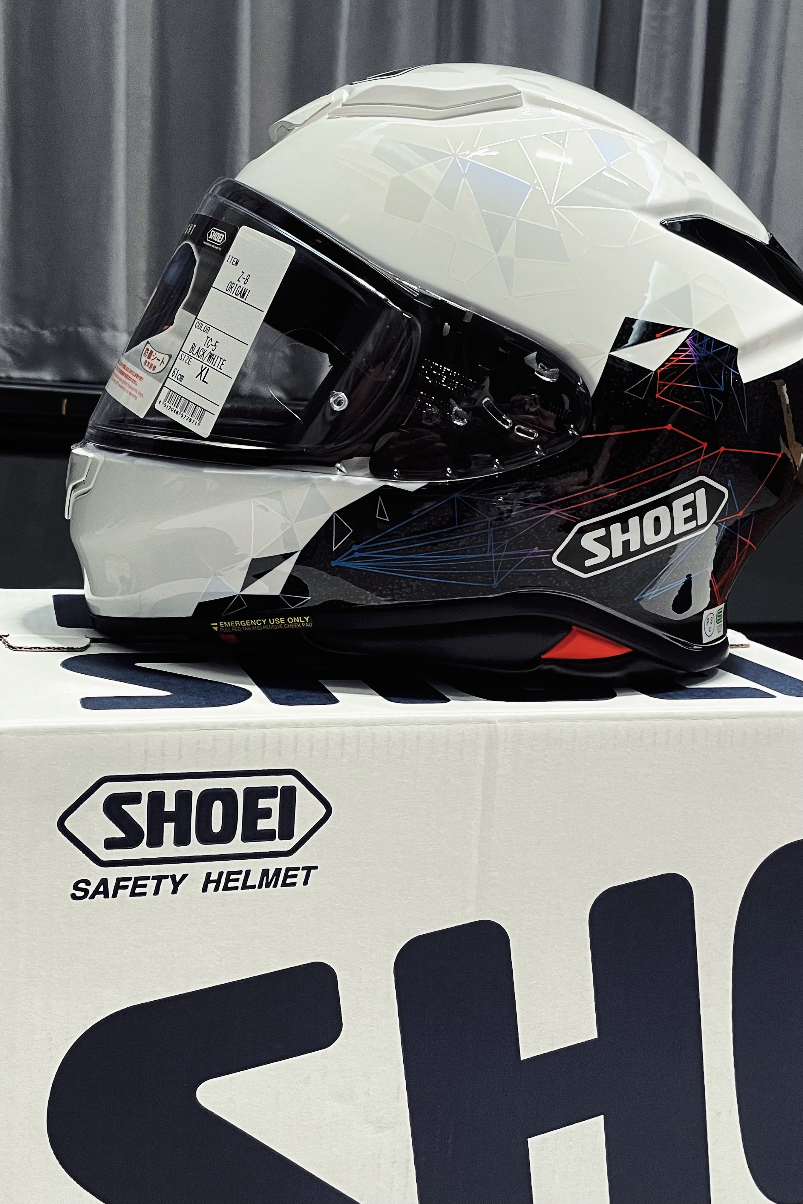日本直邮日版SHOEI Z8 千纸鹤ORIGAMI TC-5 黑白色包邮-Taobao