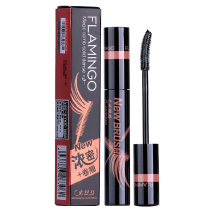 Flamingo magic comb three-dimensional thick slender curl mascara waterproof and long-lasting non-dizziness eye makeup