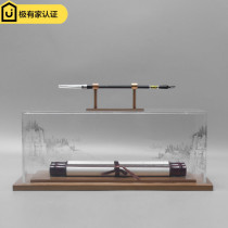 New Chinese brush stand decoration creative living room Home study Zen office desk Entrance TV cabinet Soft decoration