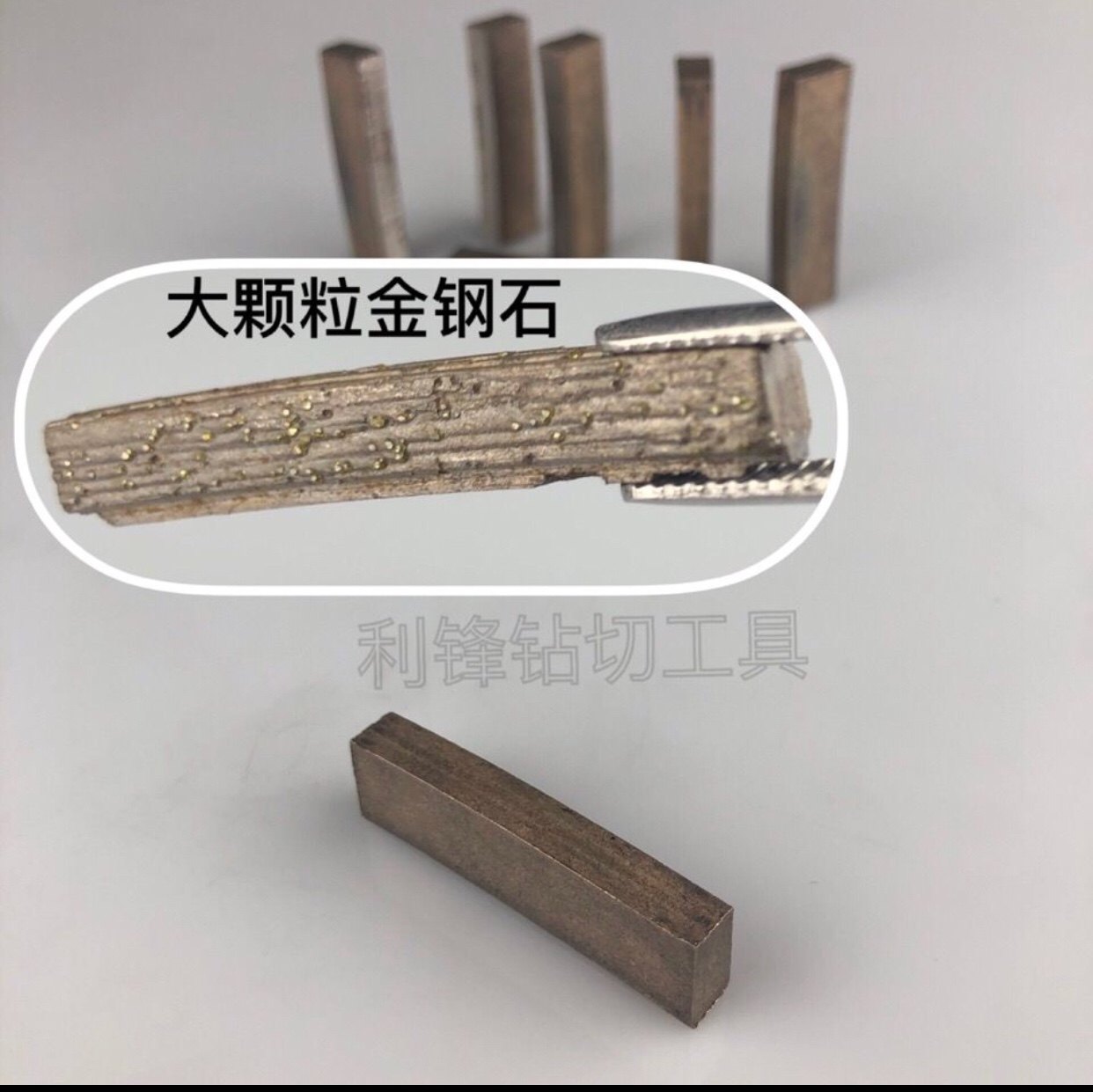 Reinforced concrete saw blade teeth re-welding teeth gold steel stone saw blade saw tooth concrete cutting wall saw blade head