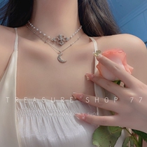 The Beatles Day 2 dress fairy wind mesh red light extravagant and small crowdfold the moon inlaid with a meritocratic necklace choker