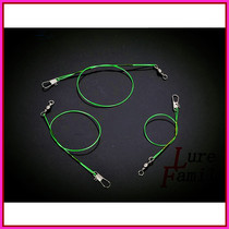 Wrap plastic wire front lead with swivel ring pin mackerel Fish Fillet front lead 15cm 20cm 25cm 30cm