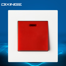 45A Large Current Switch 86 Type Panel Double Knife Double Break Bipolar Power Bath Bulbath Wall Switch With Indicator Light