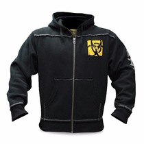 MUTANT Iron Blood Warcraft Coat Muscle Thickened Long Sleeve Brothers Zipper Fitness Training Sports Hooded Sweater