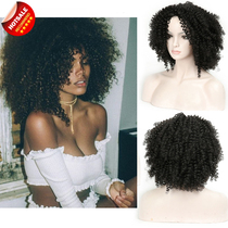 African small curly hair women fashion fluffy short wig