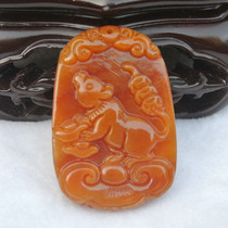 Yunnan Huanglong jade pendant Twelve zodiac Jade brand Zodiac pendant Rat jade necklace pendant