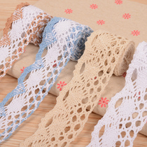 Cotton white lace accessories DIY handmade decorative curtains tablecloth sofa clothes lace fabric accessories