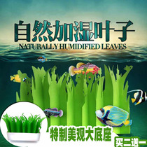 Climbing pet turtle box humidifier lizard snake frog glass tank wooden box reptile landscape simulation plant natural humidification grass