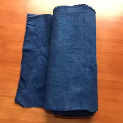 Guizhou Kaili old homespun pure handmade plant dyed indigo dyed national traditional culture cotton cloth thick