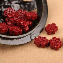 Natural Raw mineral Cinnabar Purple Gold Sand China Knot back cloud DIY Beaded accessories pendant Cinnabar rough stone accessories hand