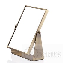 Double-sided high-definition counter mirror Eyeglass shop mirror gold shop try-on mirror Desktop makeup mirror Jewelry special mirror