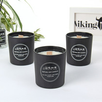 Xiangshou matte black bottle aromatherapy gift wax Creative environmental protection solid color soybean wax 165 grams 40 hours